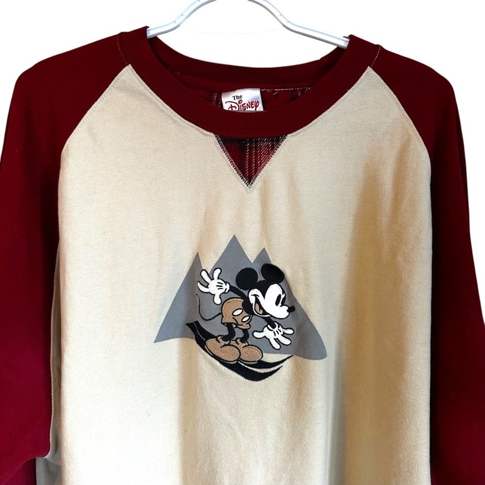 VTG The Disney Store Mickey Skiing Tee 100% Cotton 3X - Picture 5 of 7